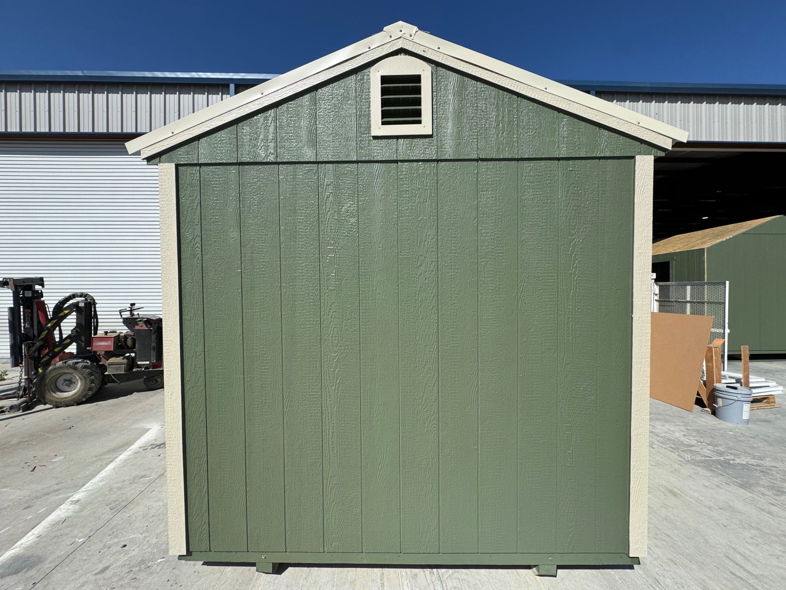 8x12 Stor-Mor Garden Shed in Pequea Green, opposite gable end with vent