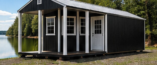 Deluxe Cabin with wrap-around porch