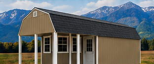 Deluxe Lofted Barn Cabin with wrap-around porch