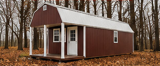 Lofted Barn Cabin with covered porch