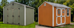 Utility and Garden Sheds with double doors